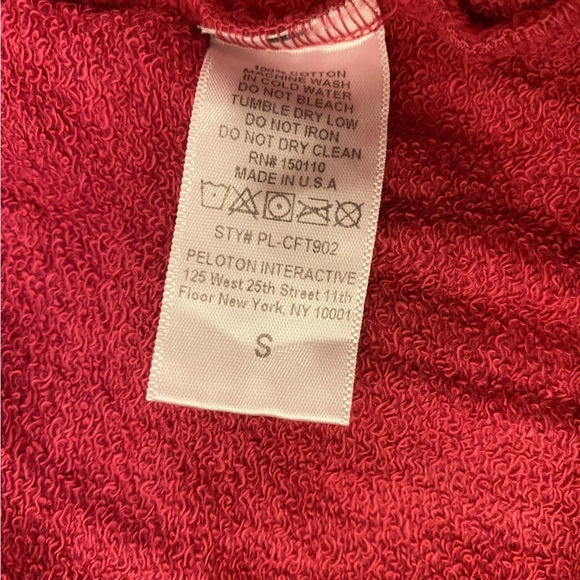Peloton Pink & Blue Everyday Oversized Crewneck Sweatshirt NWT Size S - Picture 6 of 6
